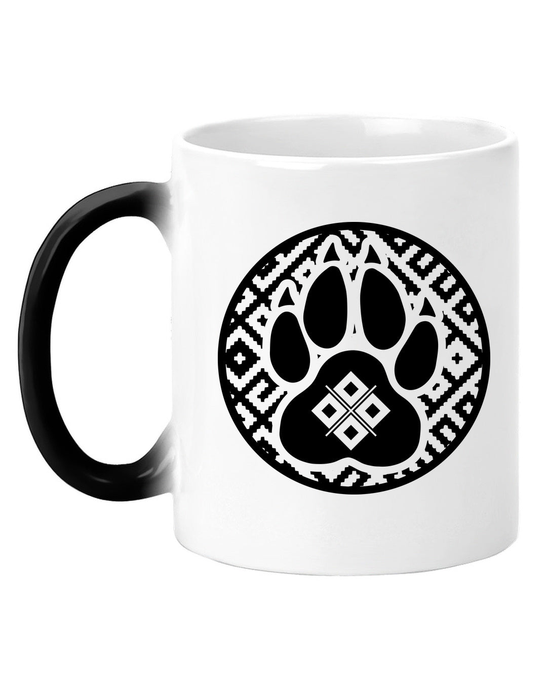 Symbol Mokosz Łapa — Biały