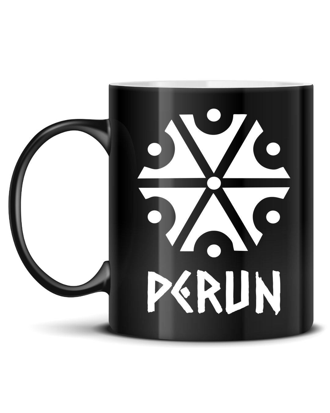 Perun Symbol — Czarny