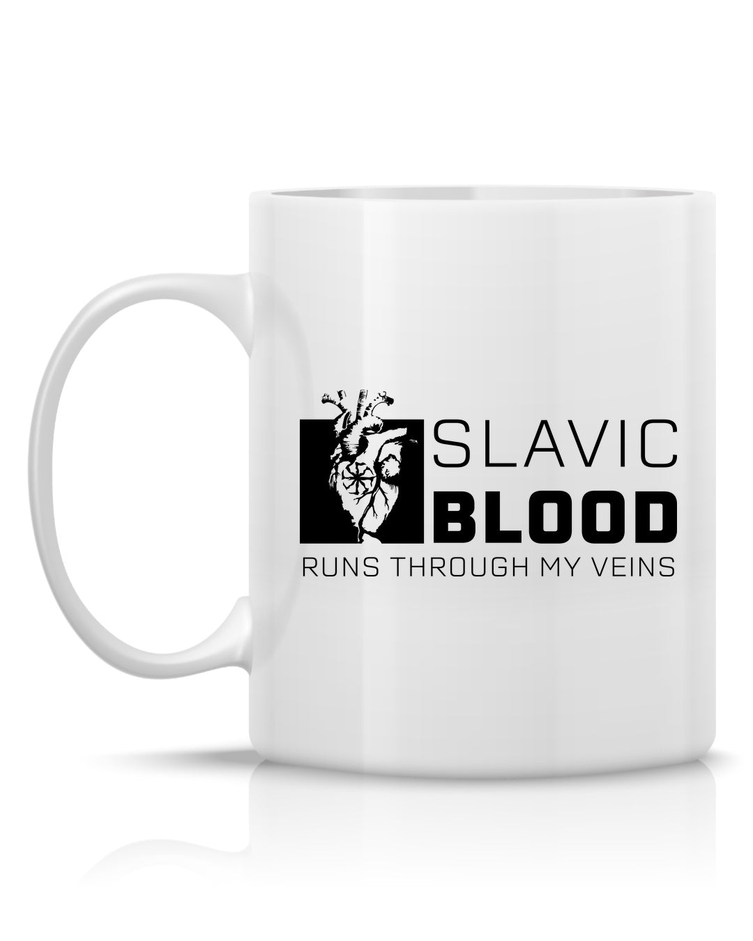 Slavic Blood Runs Through My Veins — Biały