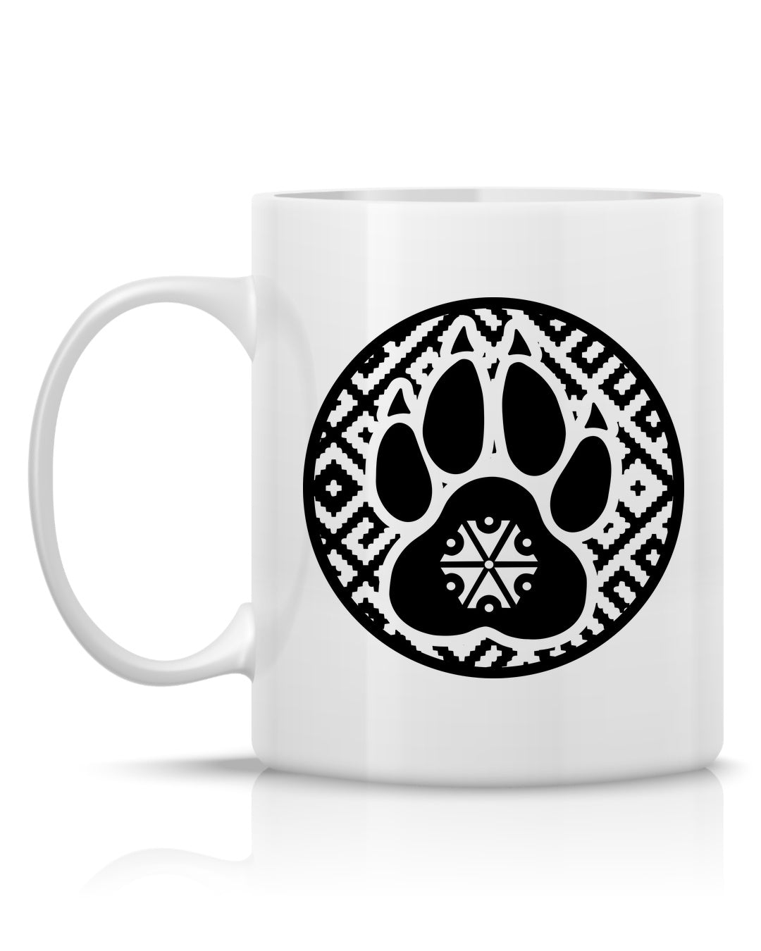 Symbol Peruna Łapa — Biały