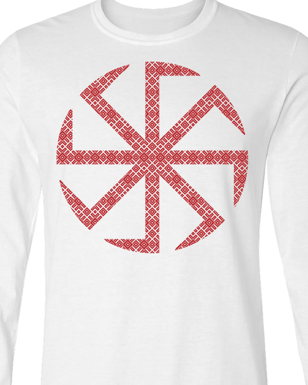 Kołowrót Ornament — Biały