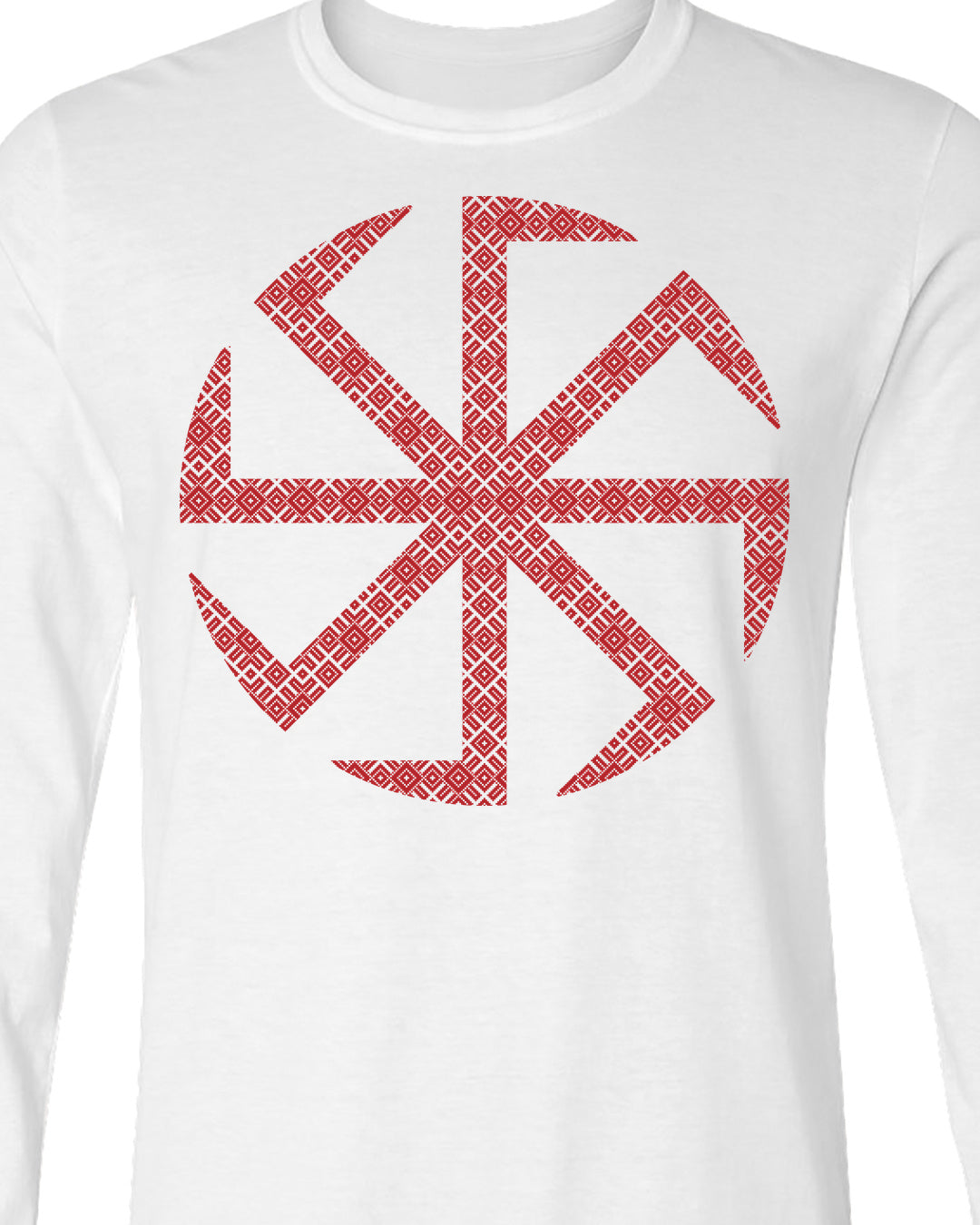 Kołowrót Ornament — Biały