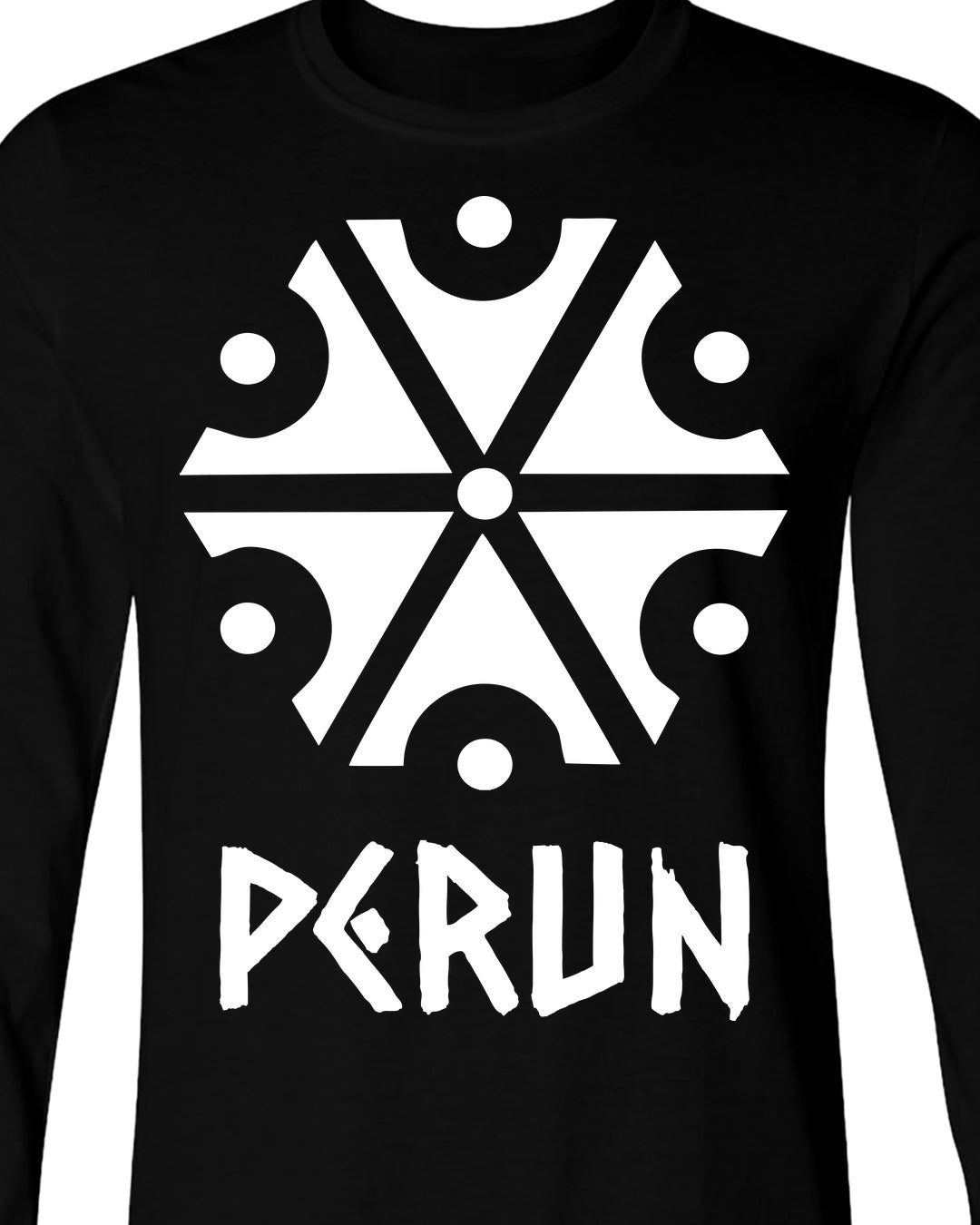 Perun Symbol — Czarny