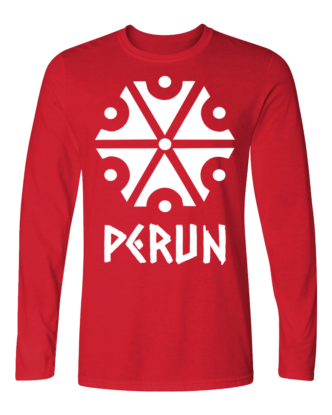 Perun Symbol — Czerwony