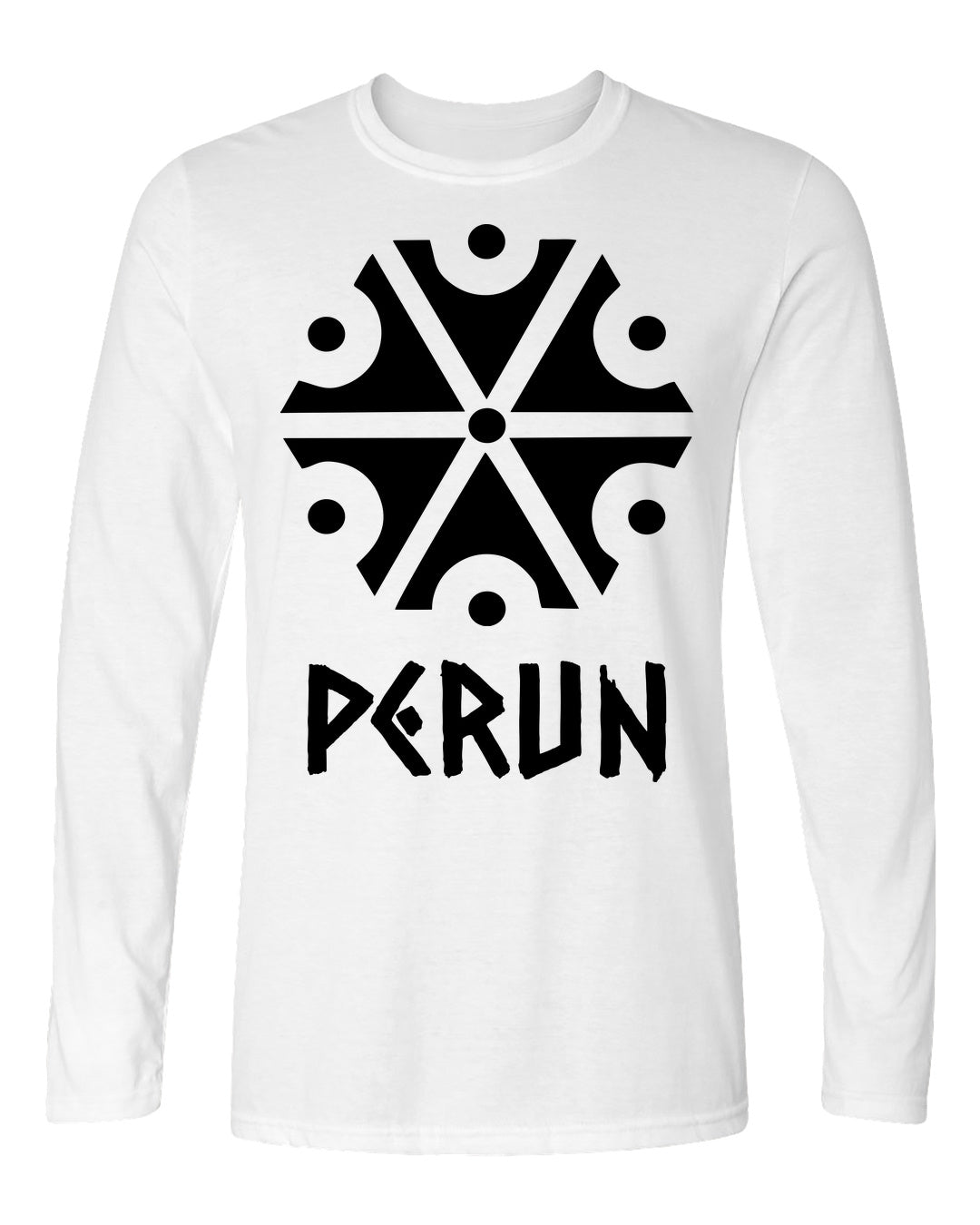 Perun Symbol — Biały