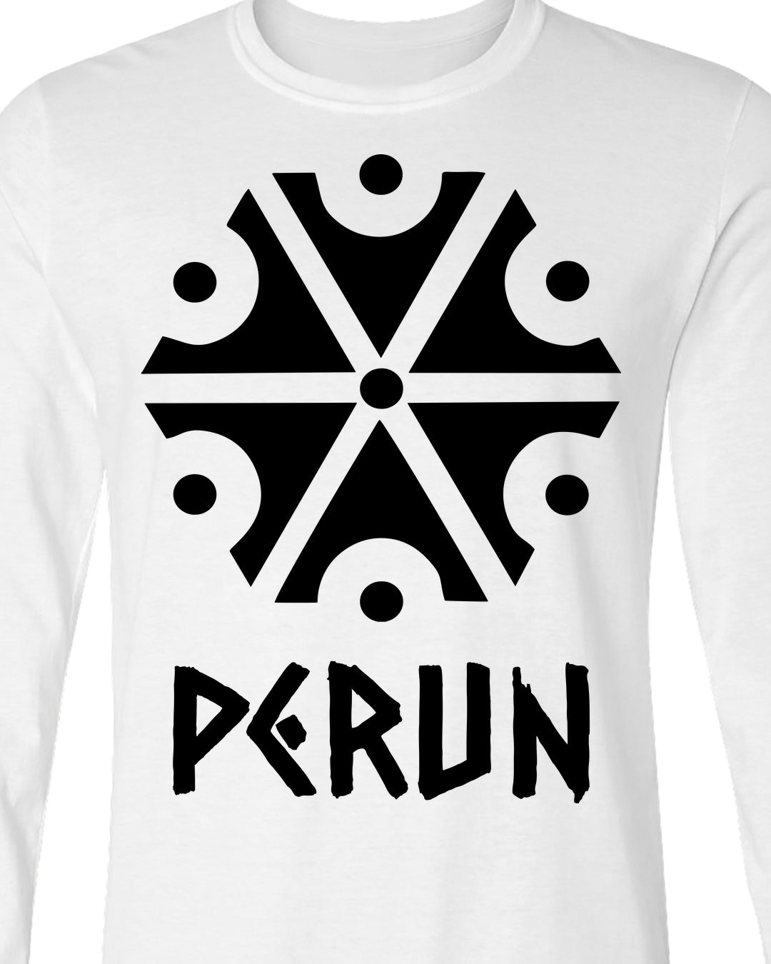 Perun Symbol — Biały