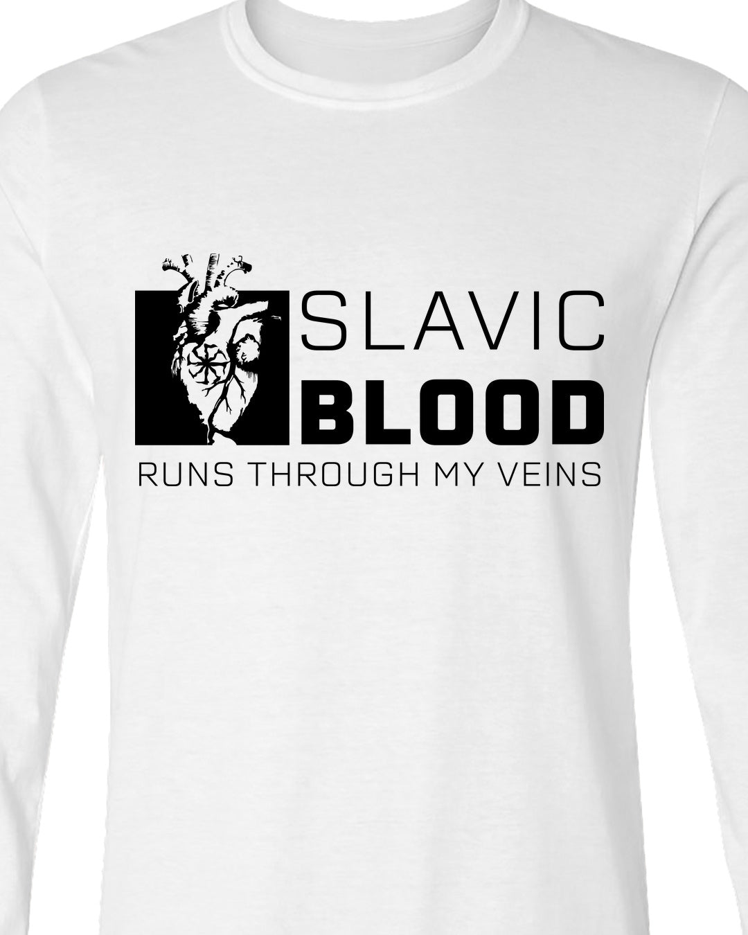 Slavic Blood Runs Through My Veins — Biały