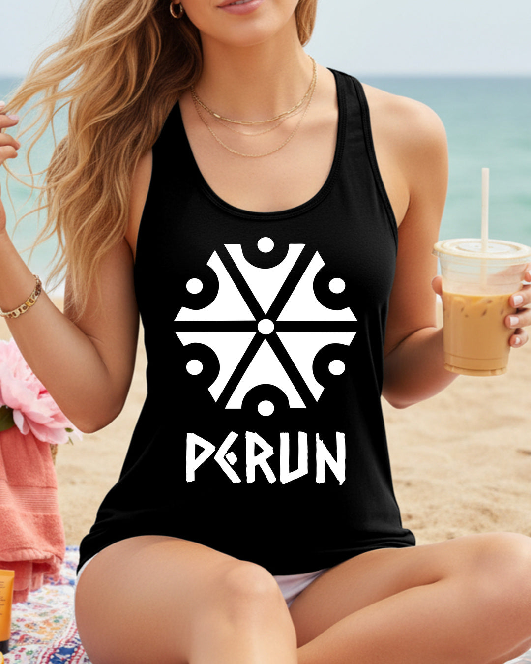 Perun Symbol — Czarny