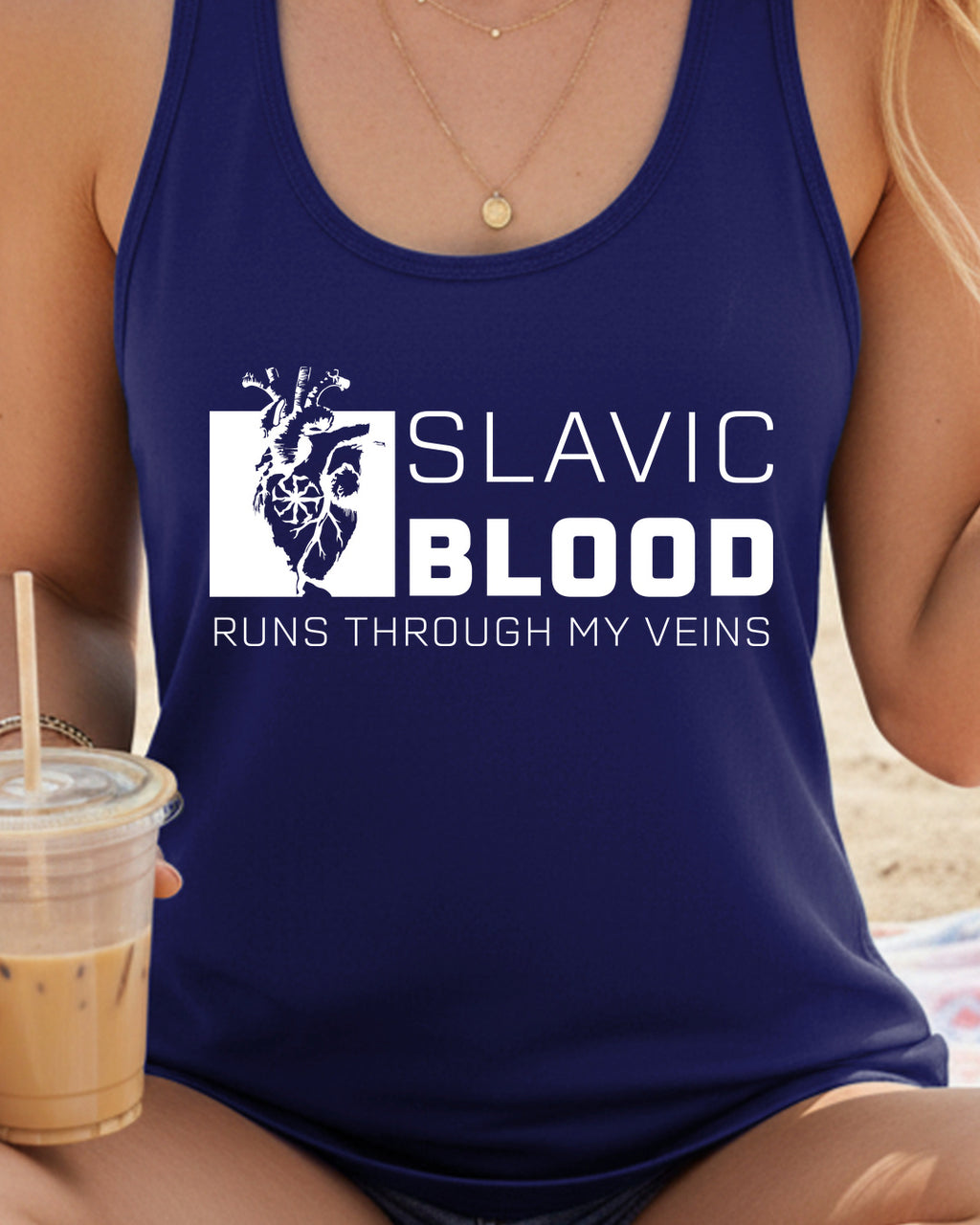 Slavic Blood Runs Through My Veins — Granatowy