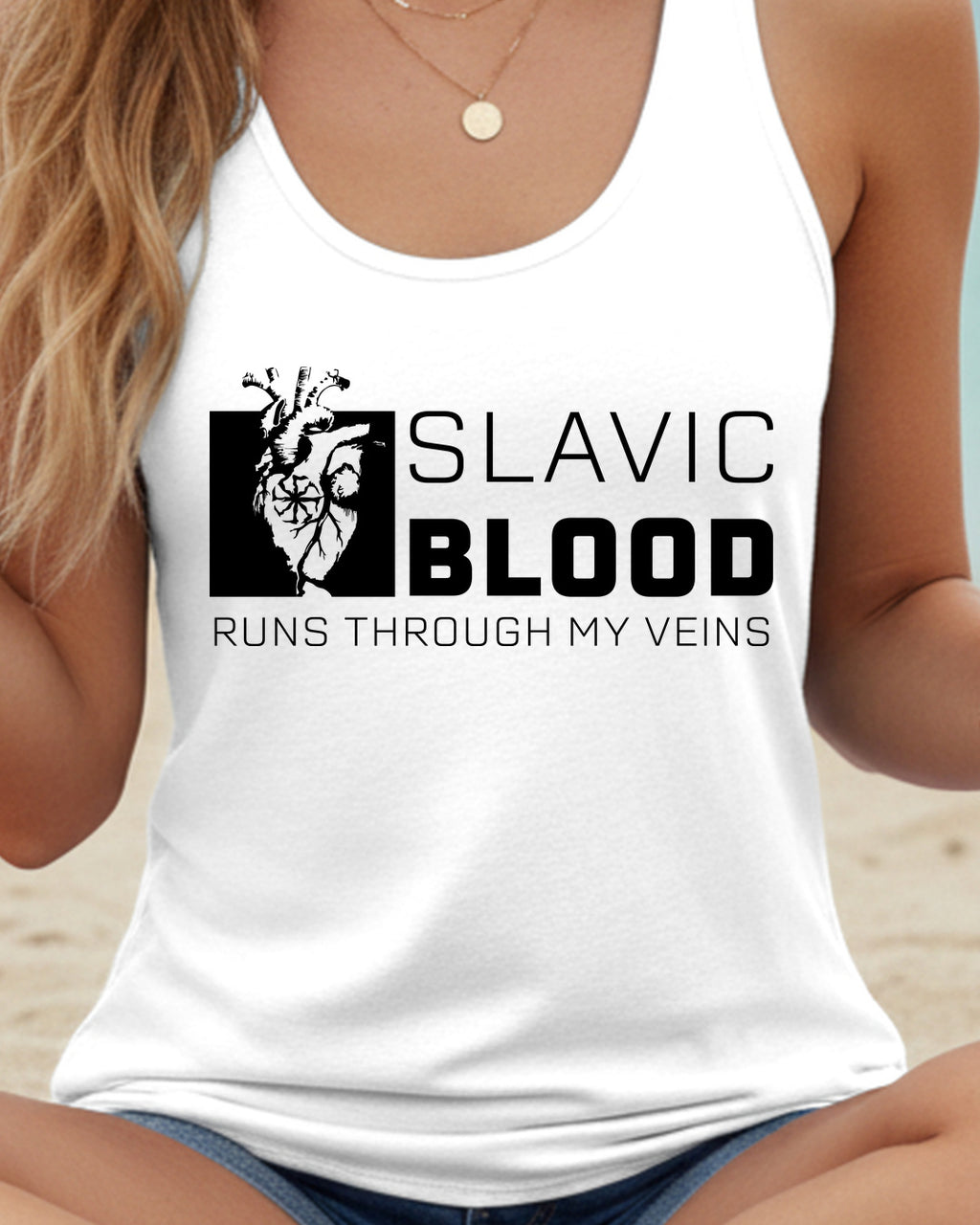 Slavic Blood Runs Through My Veins — Biały