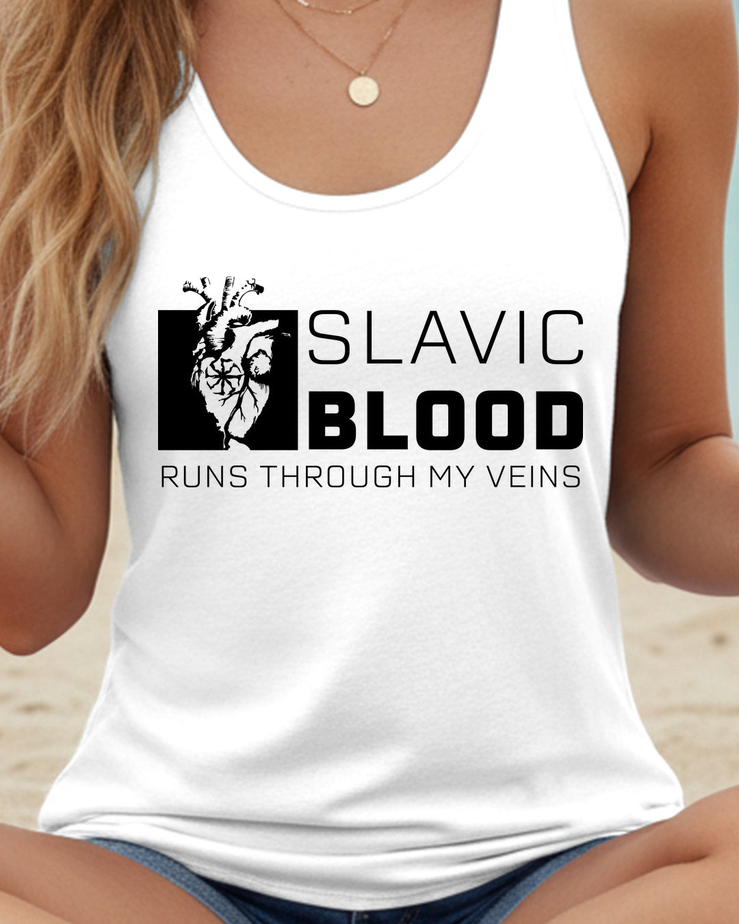 Slavic Blood Runs Through My Veins — Biały
