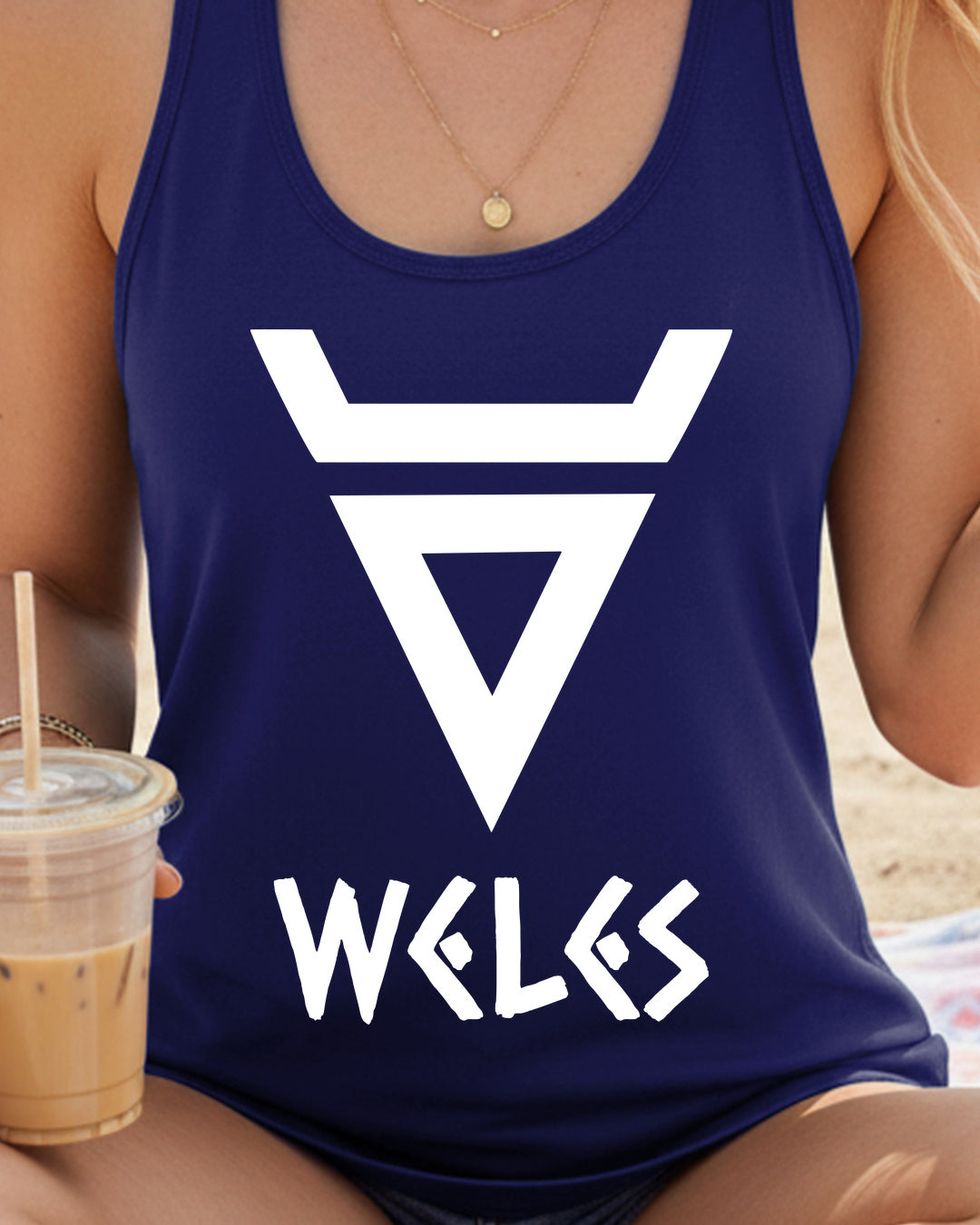 Weles Symbol — Granatowy