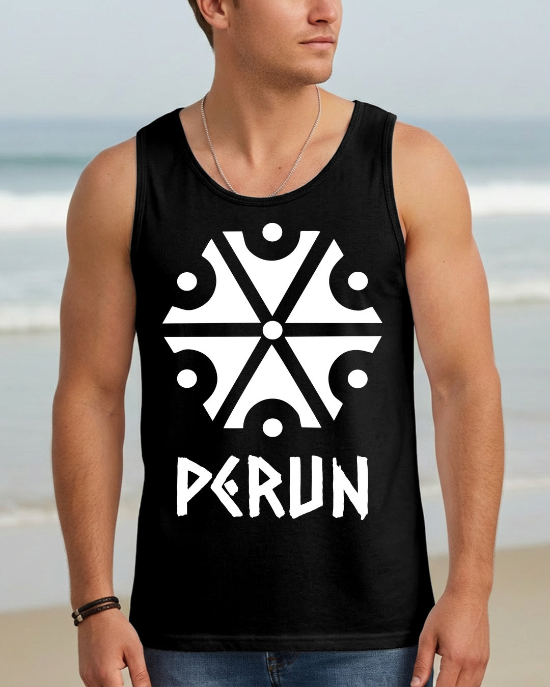 Perun Symbol — Czarny
