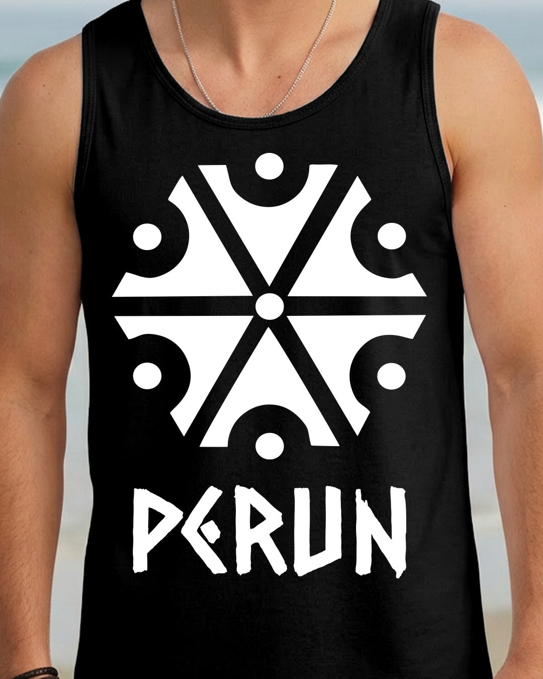Perun Symbol — Czarny
