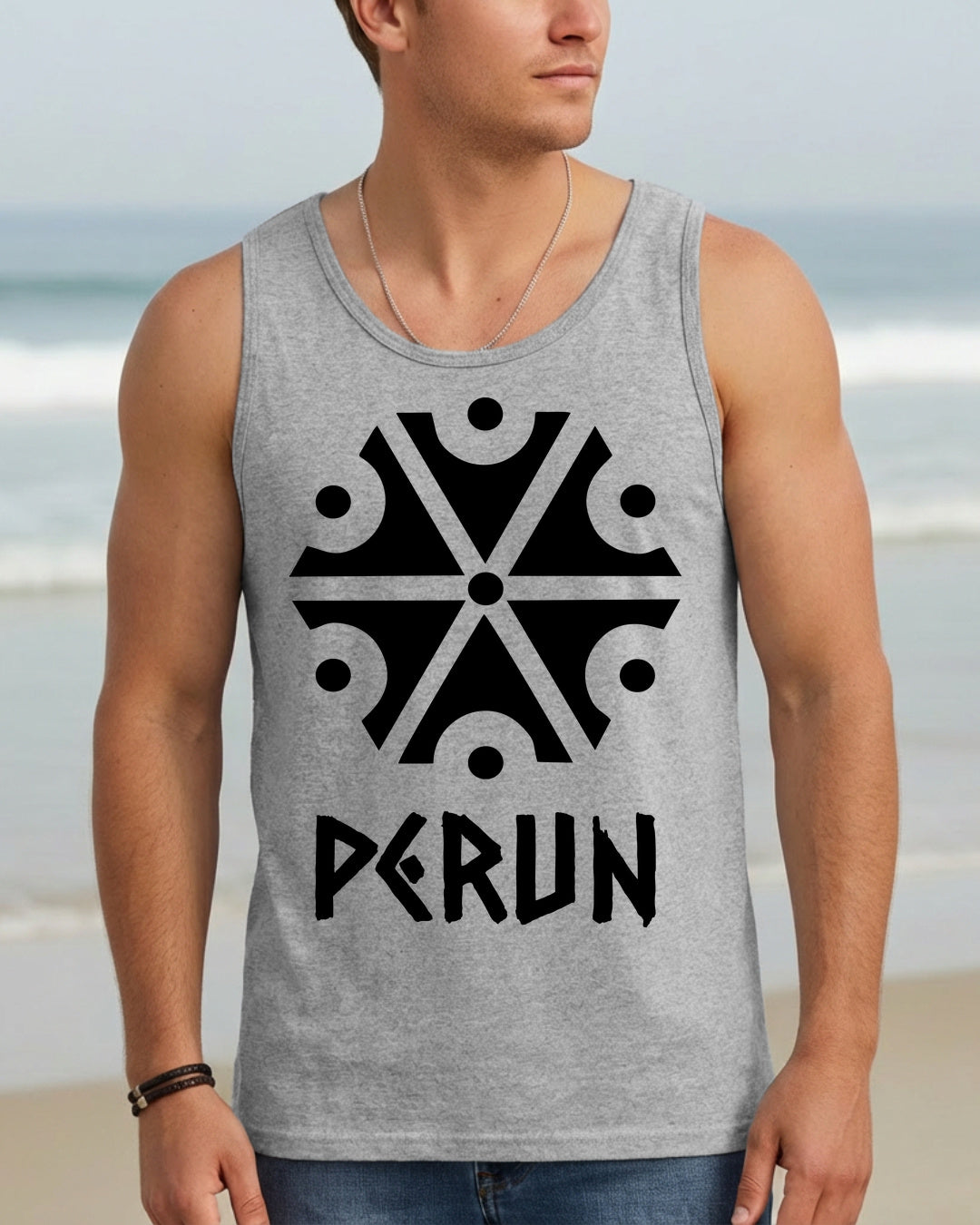 Perun Symbol — Szary