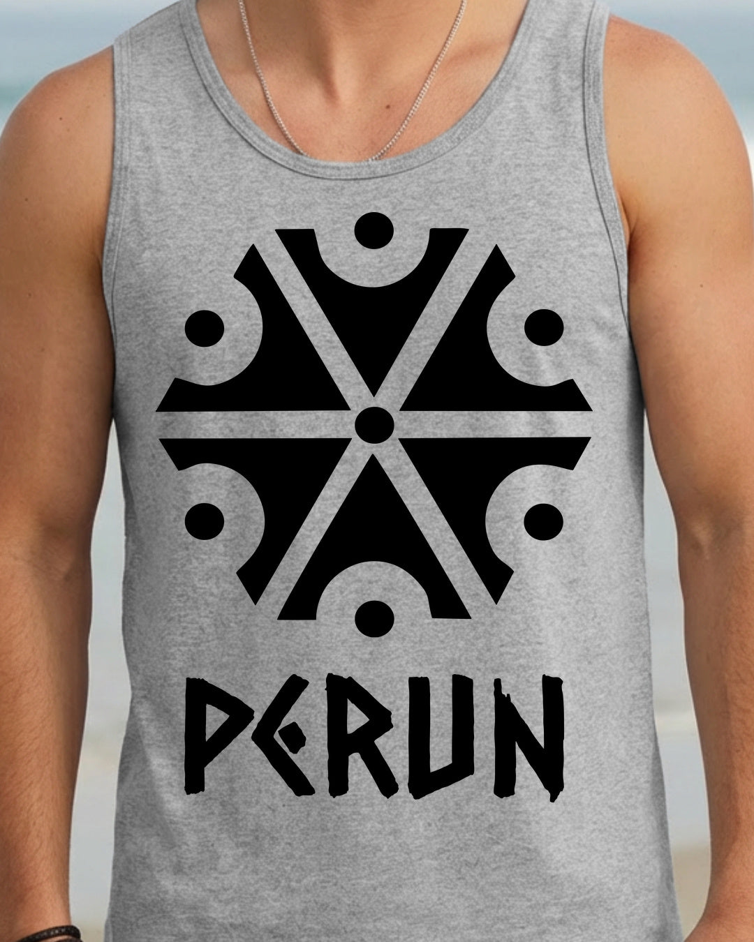Perun Symbol — Szary
