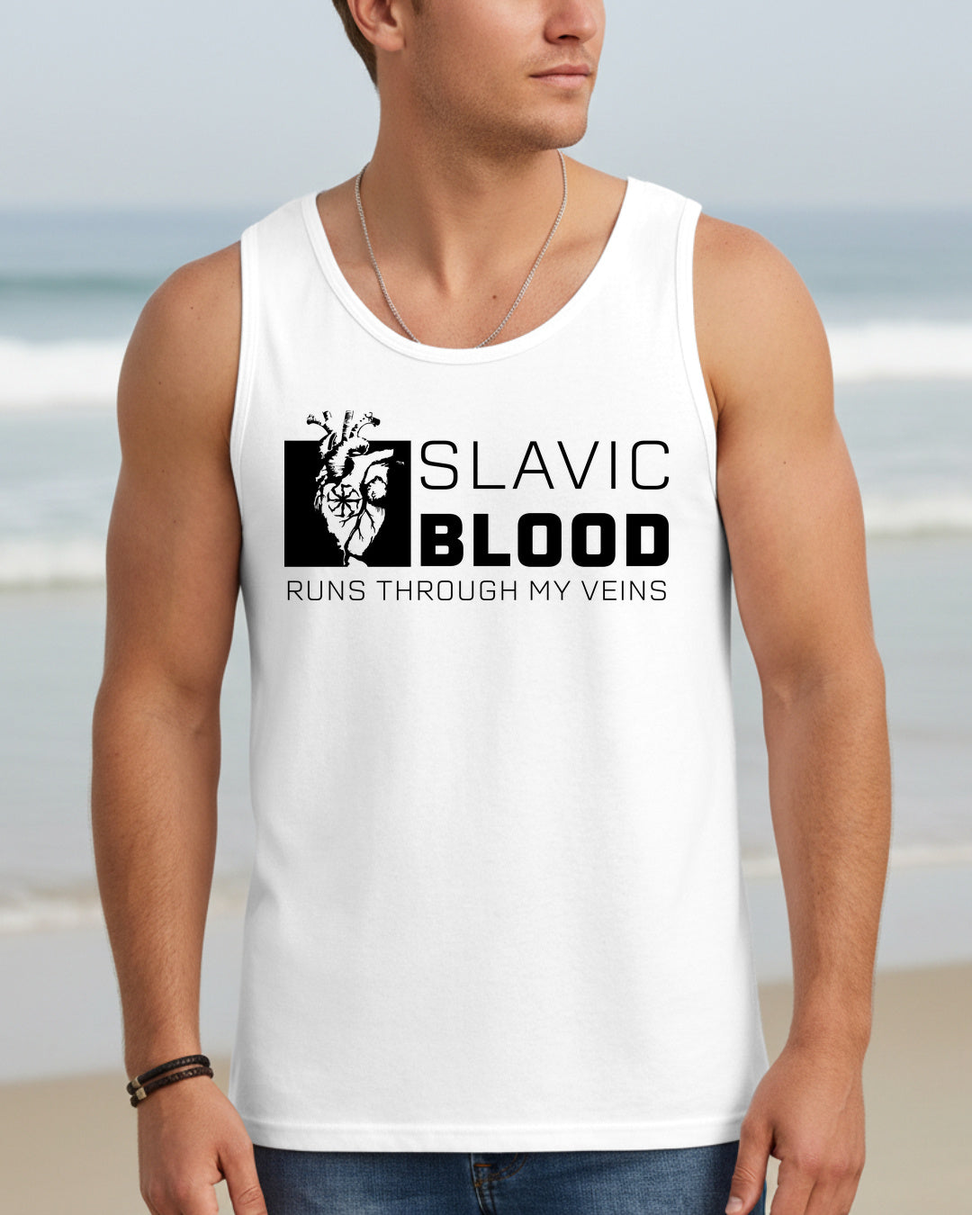 Slavic Blood Runs Through My Veins — Biały