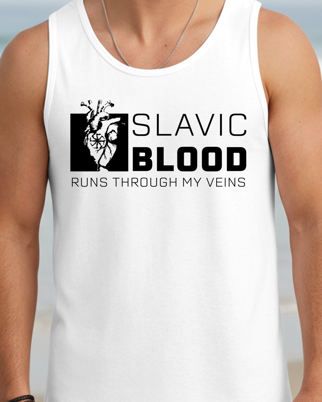 Slavic Blood Runs Through My Veins — Biały