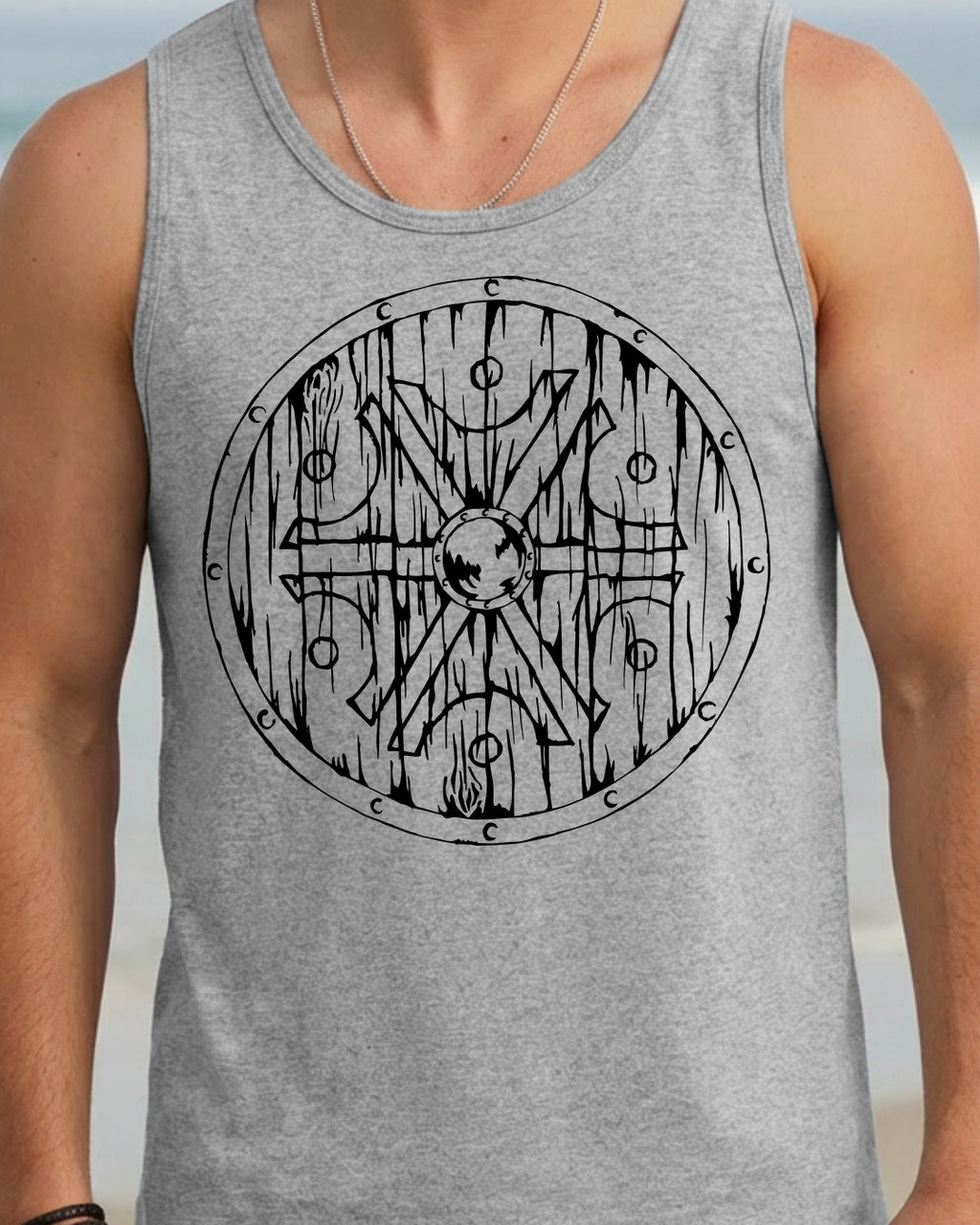 Symbol Peruna Tarcza — Szary