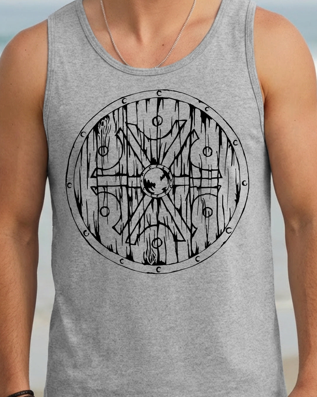 Symbol Peruna Tarcza — Szary