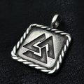 Wisiorek Valknut ze srebra